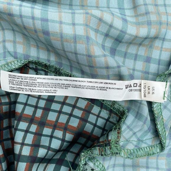 Free People Confidence Crop Camisole Green & Brown. Size XL. New with Tag (NWT) - Picture 13 of 14